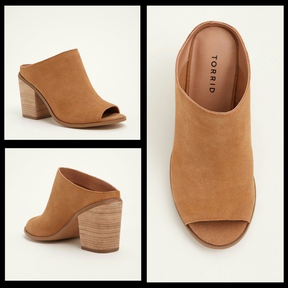 torrid Shoes - Torrid Genuine Suede Mule Booties (Wide Width)
